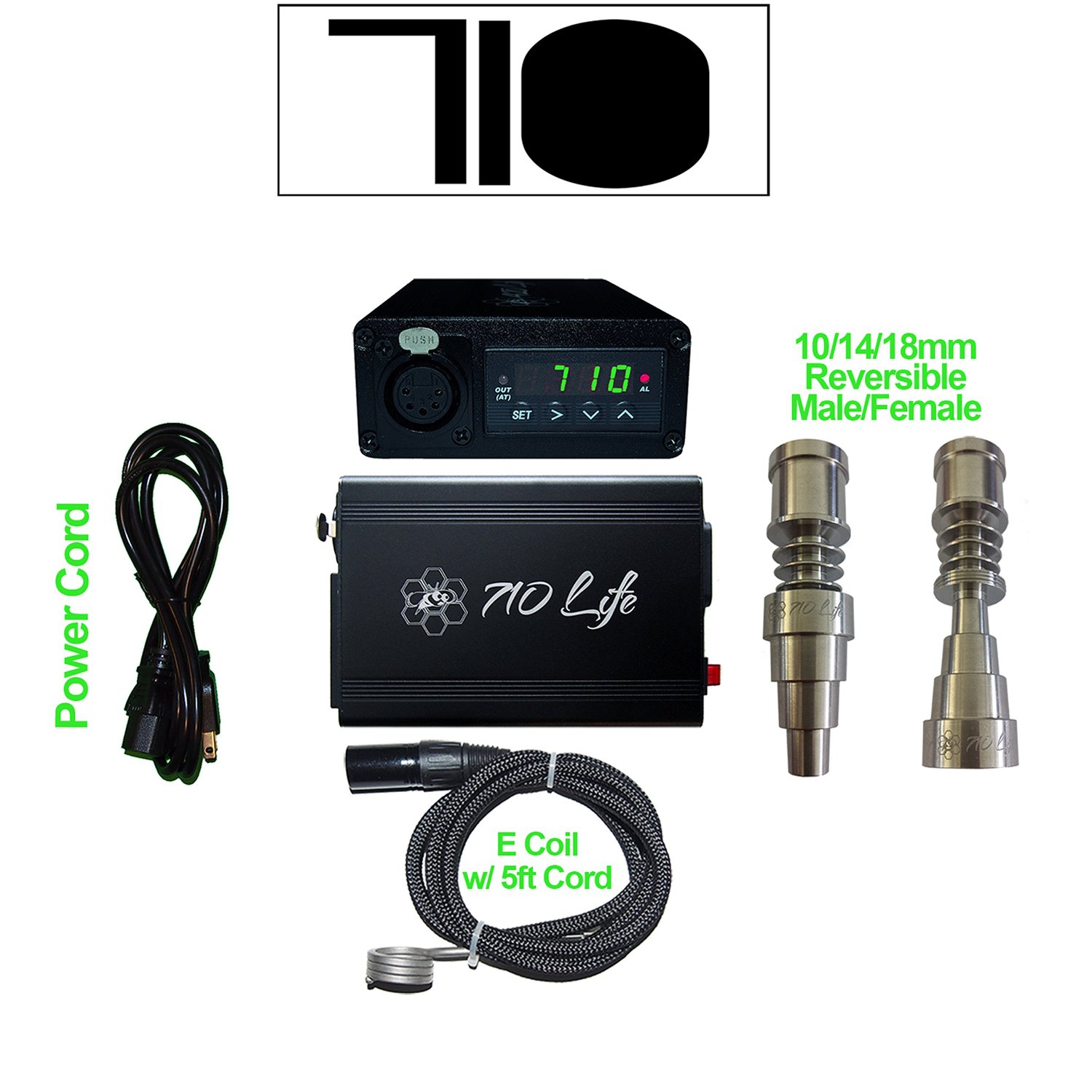 Best Enail Kit for Dabs Electric Titanium Nail Smoke Weed Inc